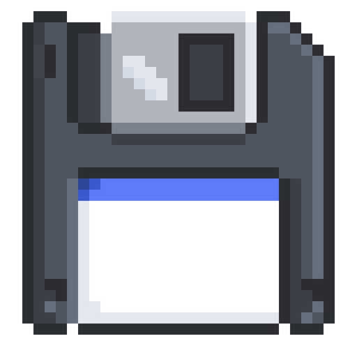 Floppy disk logo